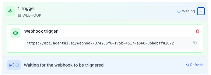 API triggers for Excel data updates