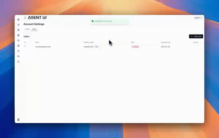 Client panel - static image